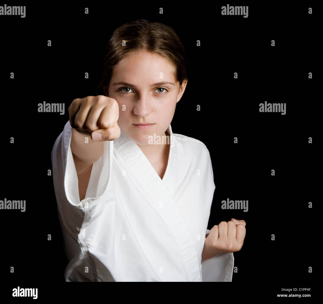 Karate pose hires stock photography and images Alamy