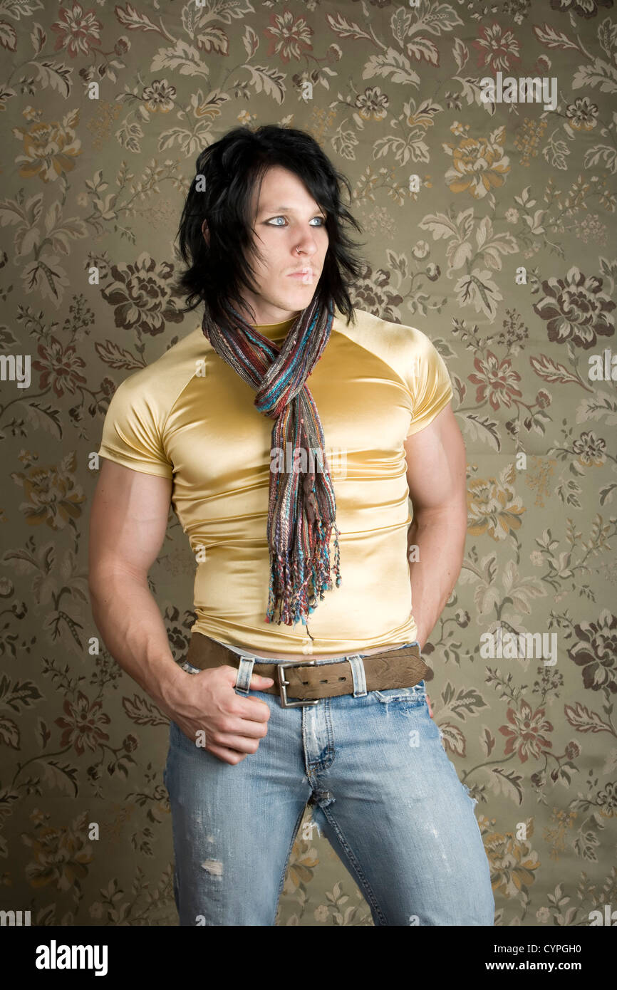 Man tight jeans not boy not woman hi-res stock photography and images -  Alamy