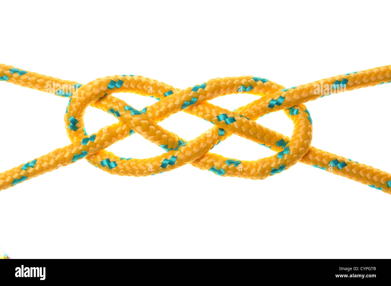 Rope and knots sheet bend Stock Photo Alamy