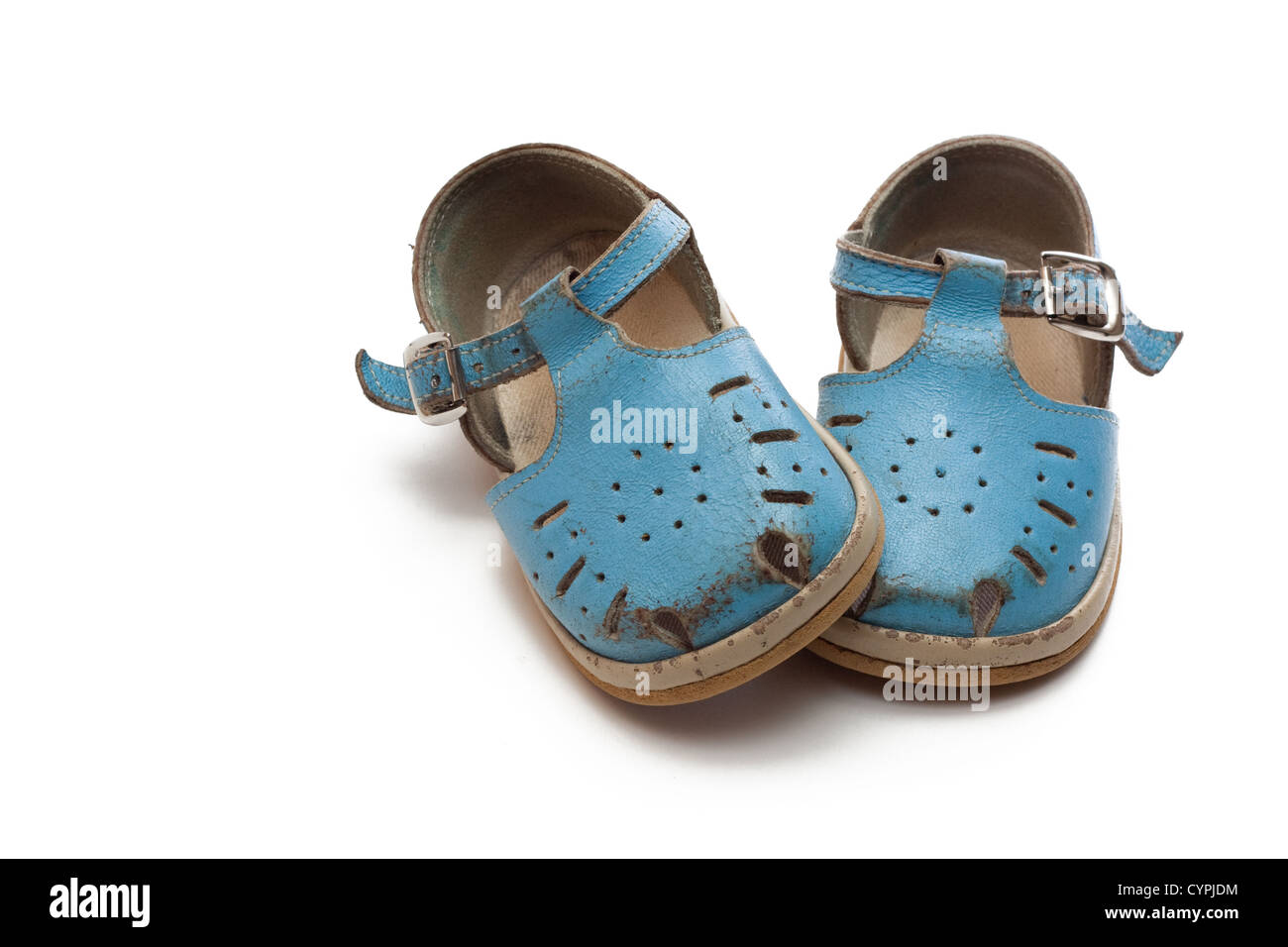Old worn kids shoes hi-res stock photography and images - Alamy