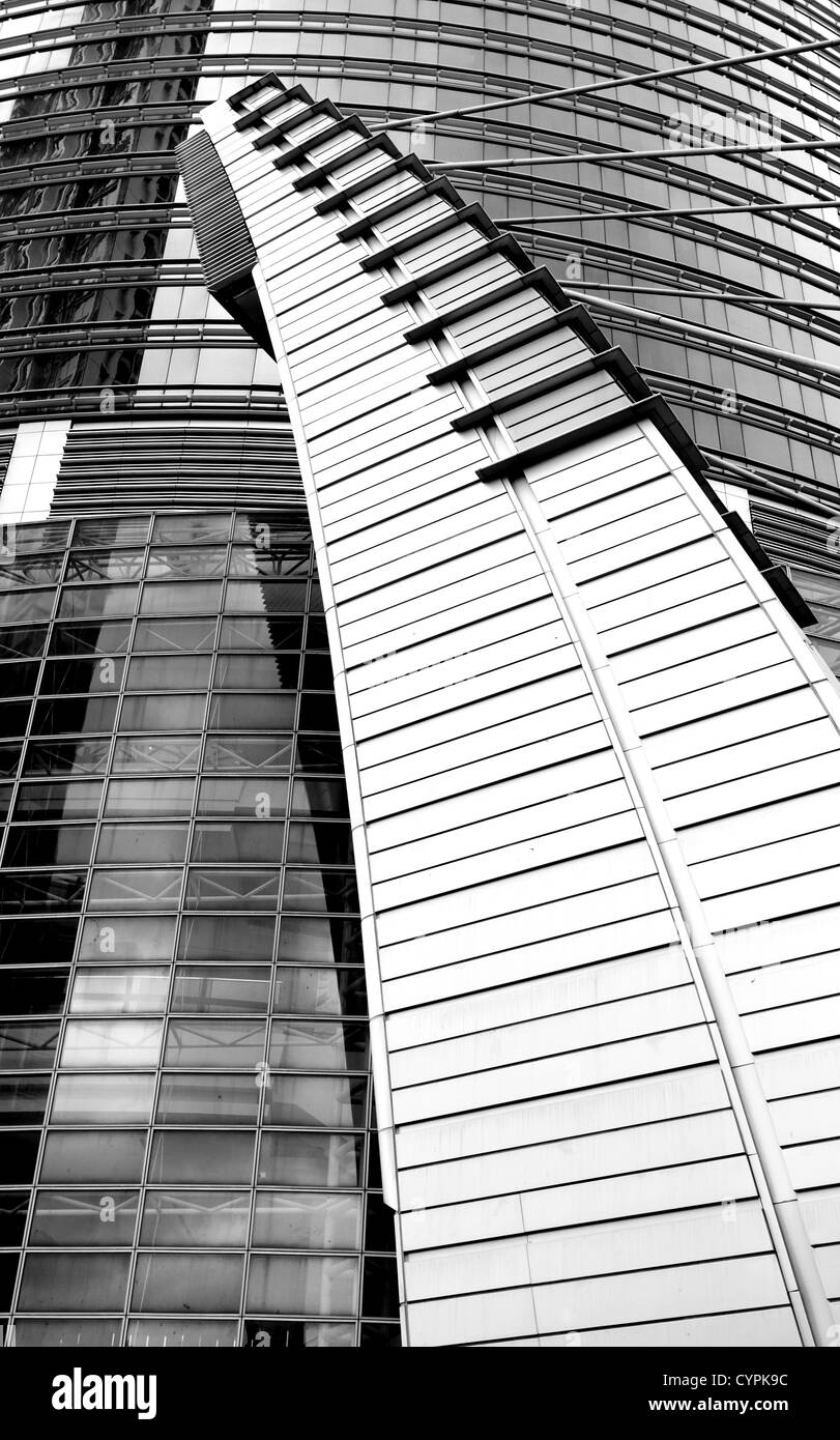 Building exterior Black and White Stock Photos & Images - Alamy
