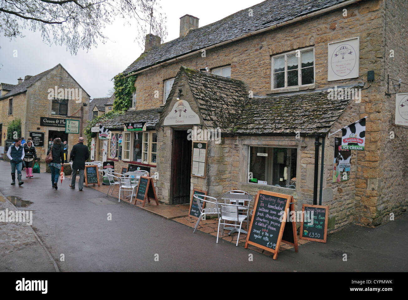 The Vernes Restaurant and Tea Rooms in the Cotswold village of Bourton