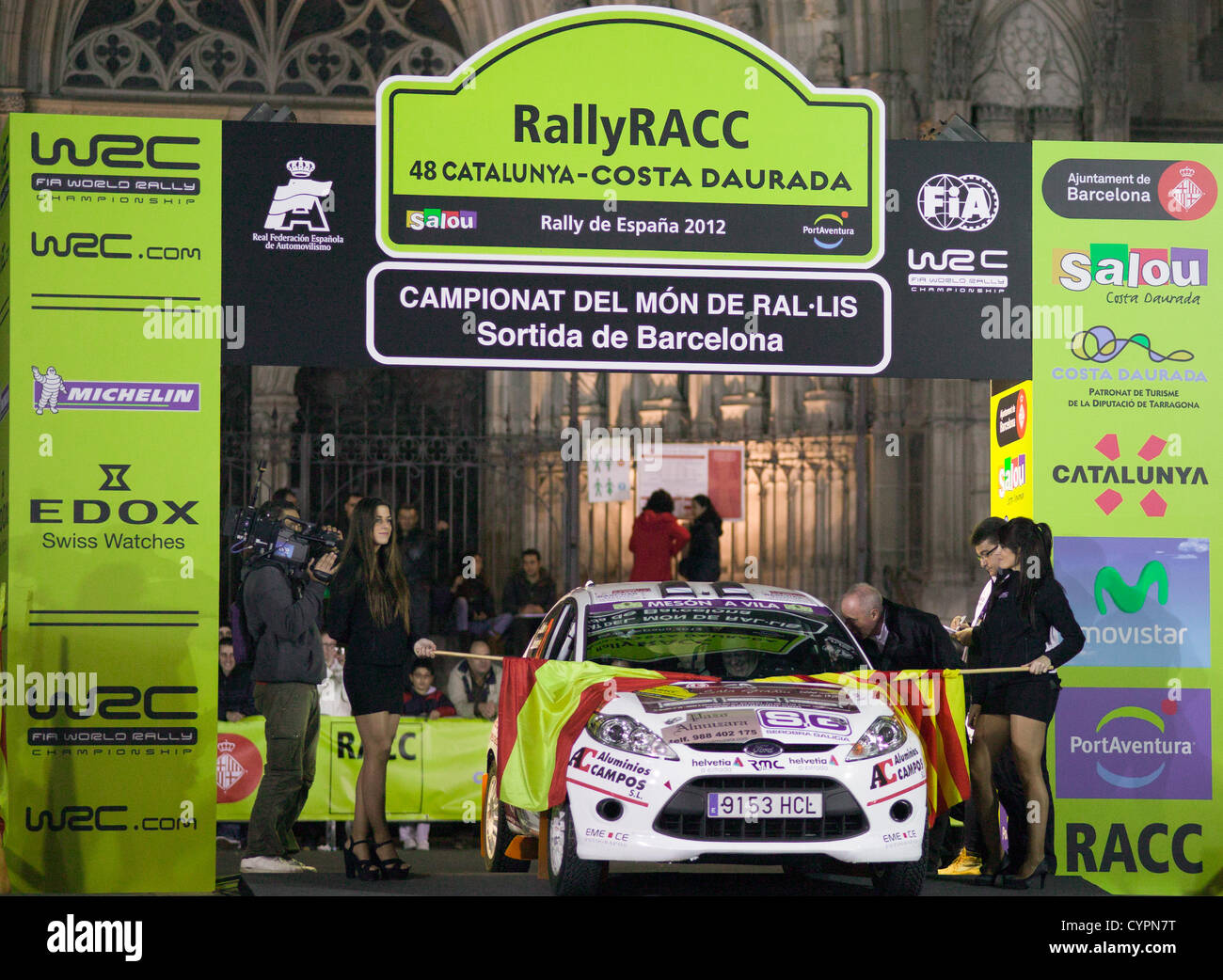 Barcelona, Spain. 8th Nov, 2012. One of the cars during FIA World Rally