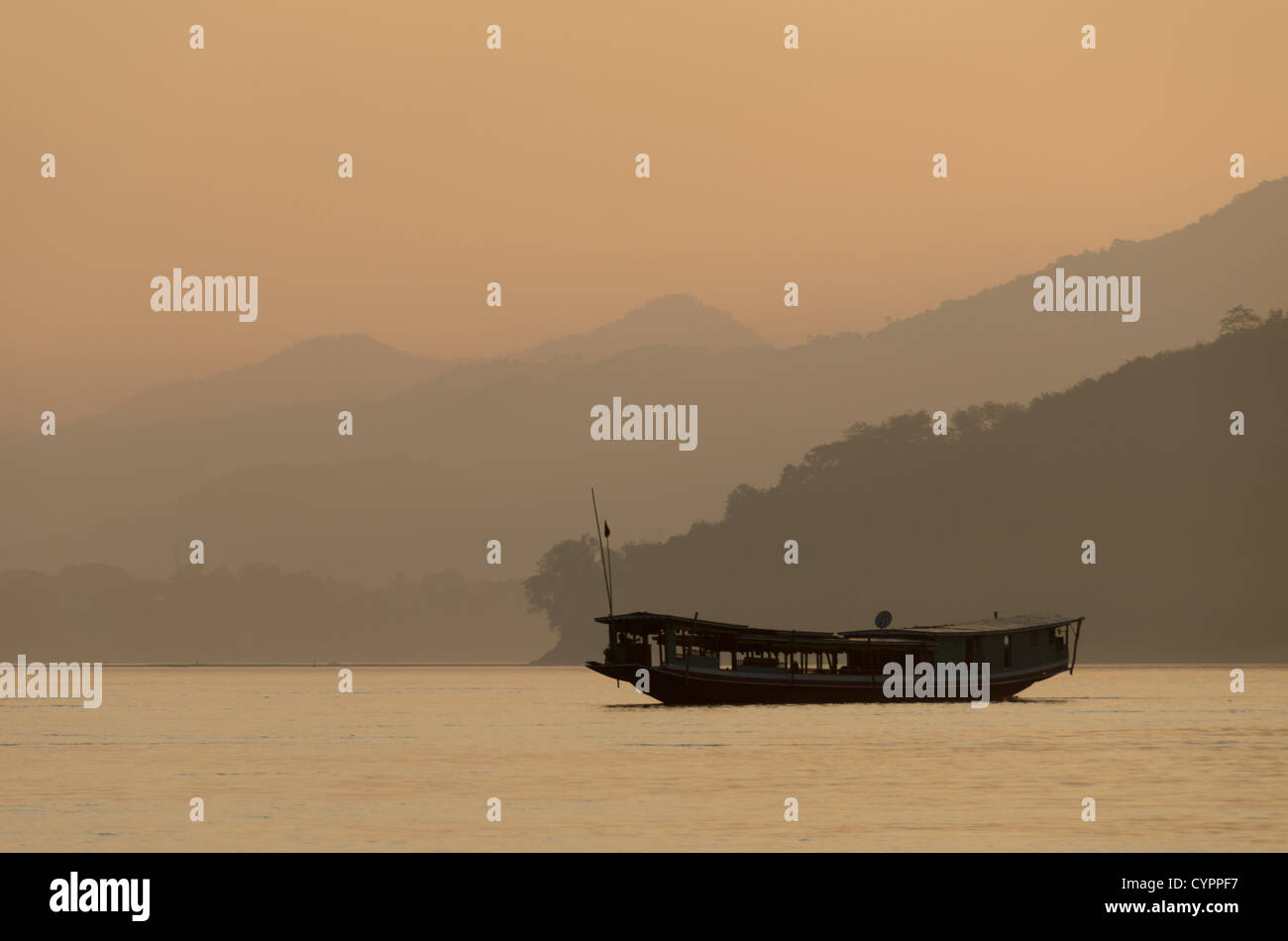 Mekong River Boat Luang Prabang Laos Luang Prabang Laos The