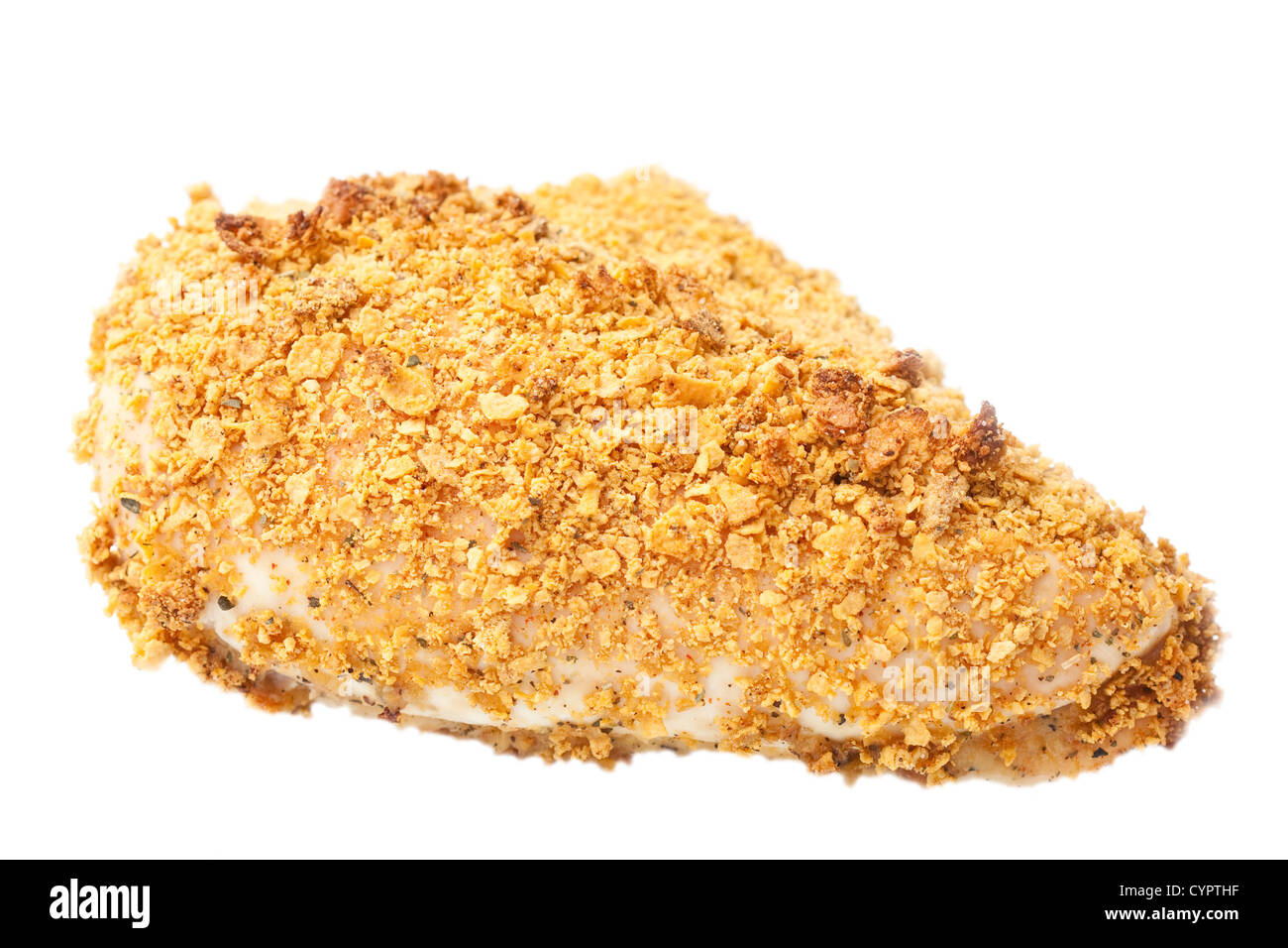 Oven fried skinless chicken breast Stock Photo - Alamy