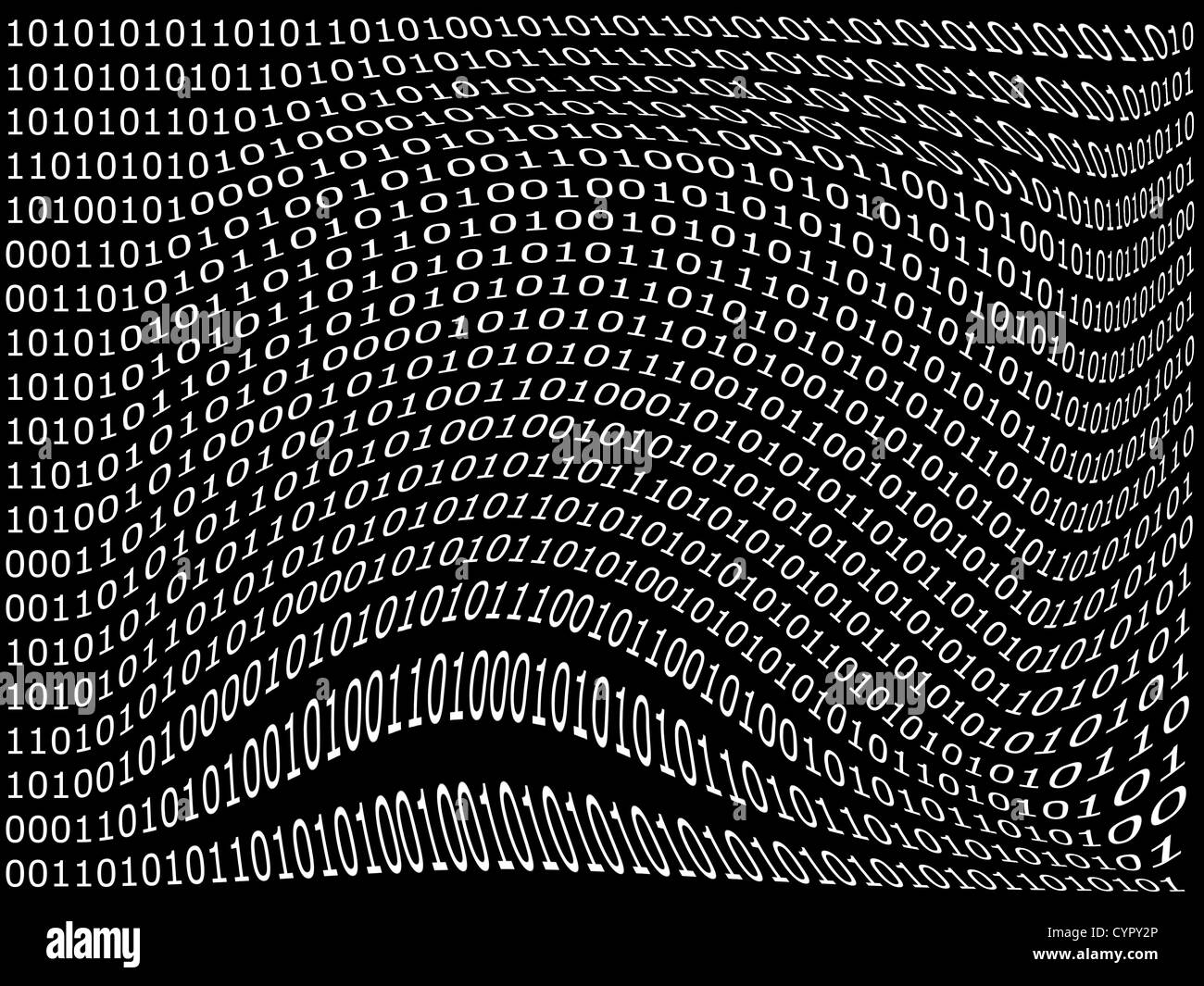 binary computer data background with 1 and 0 Stock Photo