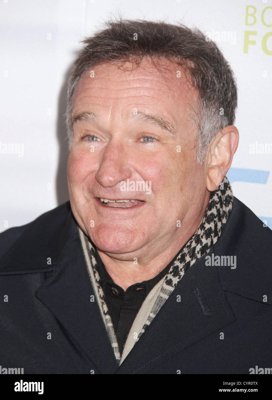 Nov. 8, 2012 - New York, New York, U.S. - Actor ROBIN WILLIAMS attends the 2012 'Stand Up for Heros' event held during the New York Comedy Festival at the Beacon Theater. (Credit Image: © Nancy Kaszerman/ZUMAPRESS.com) Stock Photo