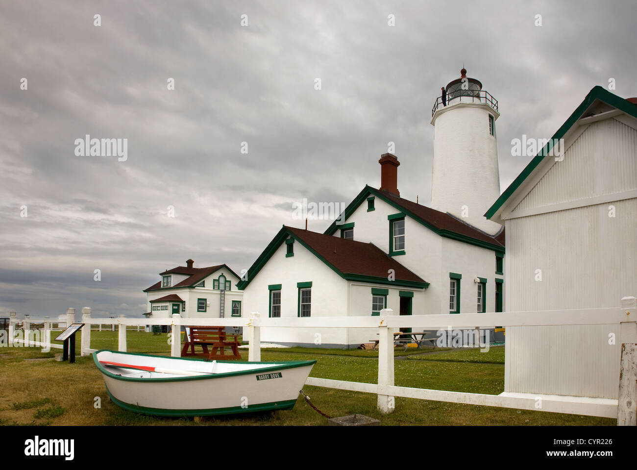 WA05779-00...WASHINGTON - The New Dungeness Lighthouse on the Dungeness ...