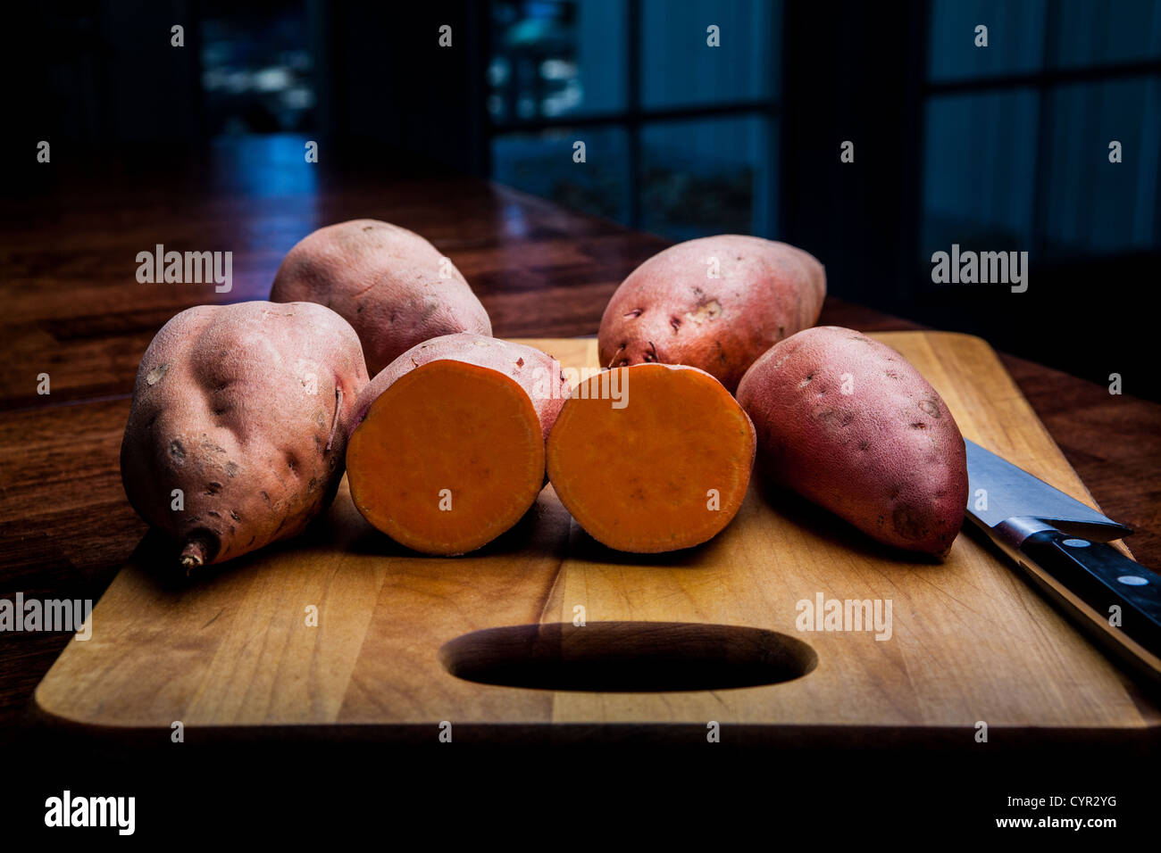 Sweet Potatoes or Yams Stock Photo Alamy