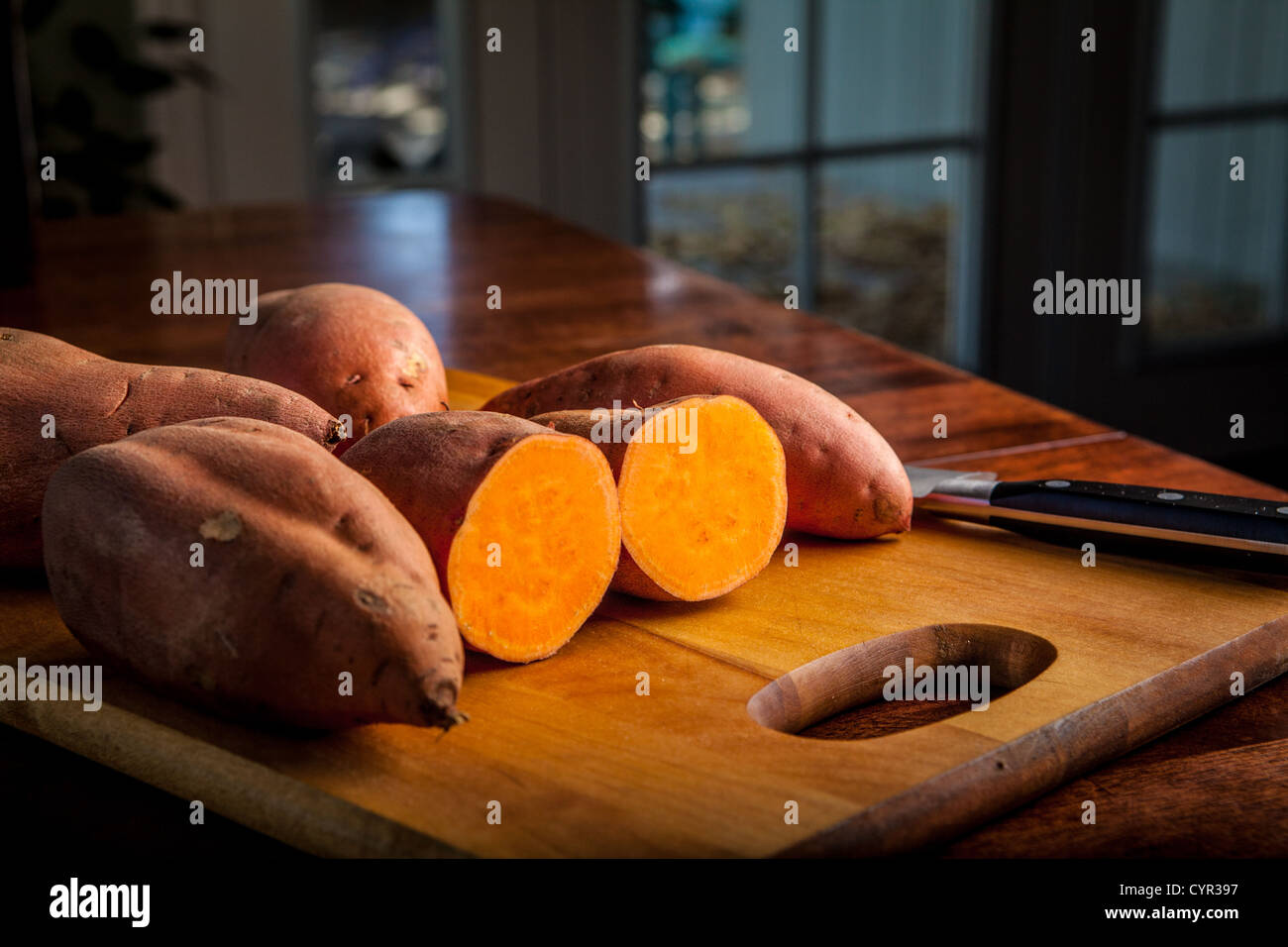 Sweet Potatoes or Yams Stock Photo Alamy