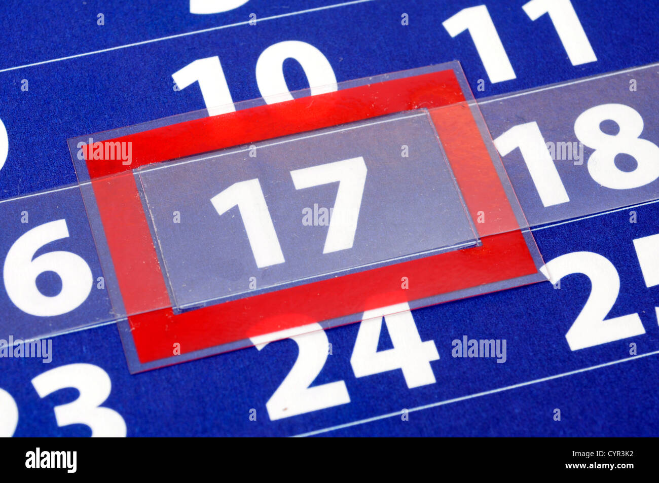 Page of calendar showing date of today stock photo alamy
