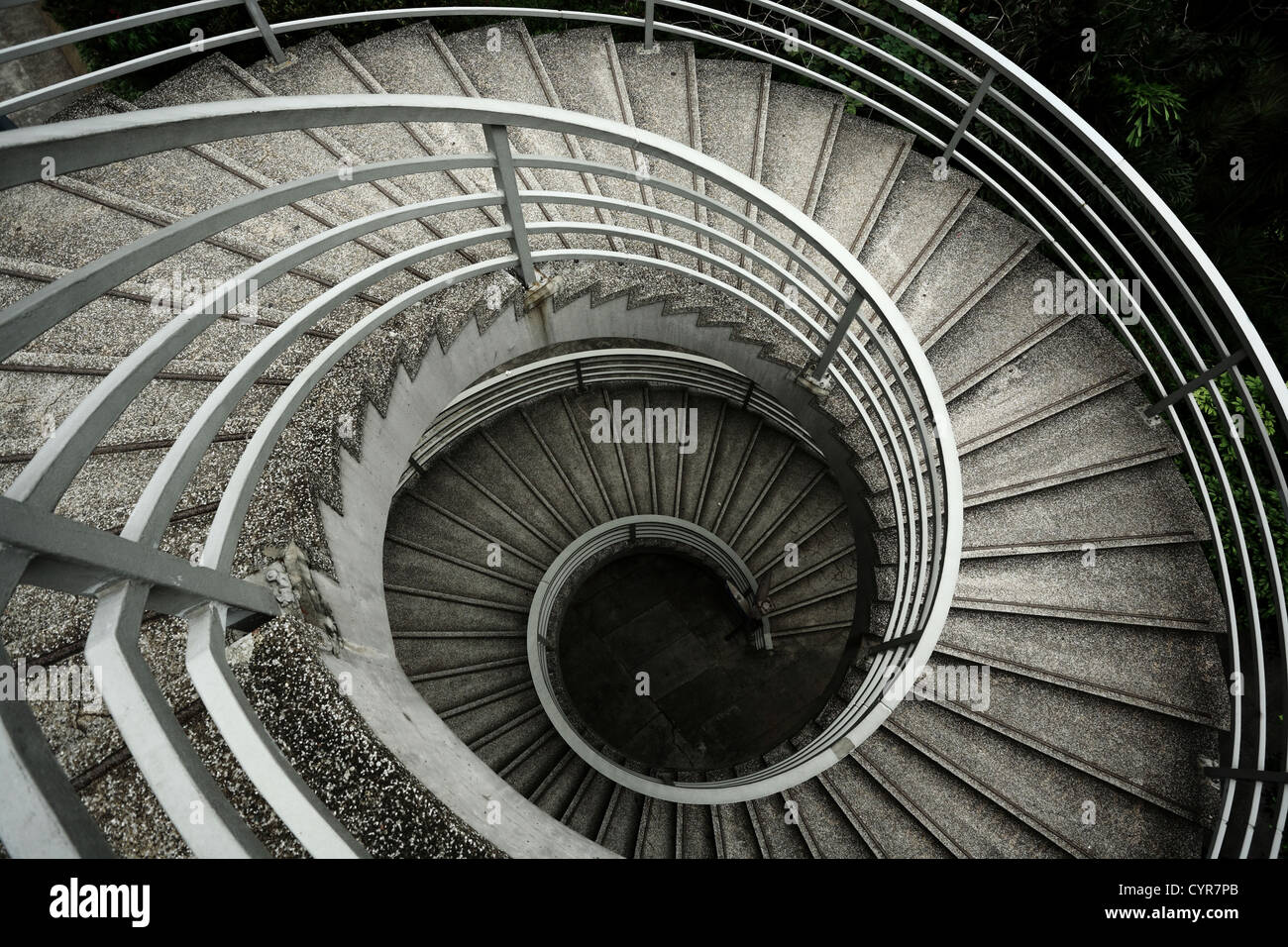 Spiraling geometric hires stock photography and