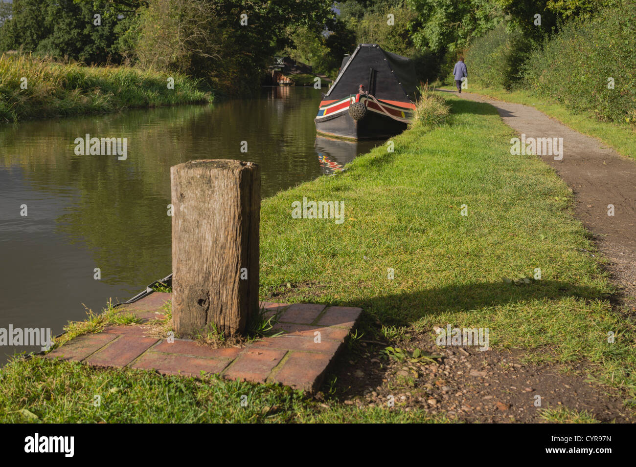 stratford canal warwiickshire england uk Stock Photo