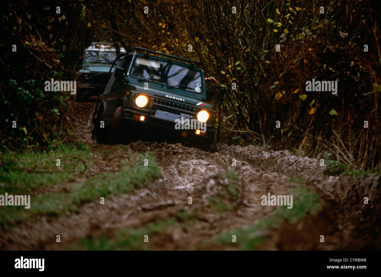An Anonymous Suzuki 4x4 Drives Along A Boggy Bridleway In The English Countryside Stock Photo Alamy An Anonymous Suzuki 4x4 Drives Along A Boggy Bridleway In The English Countryside Stock Photo Alamy
