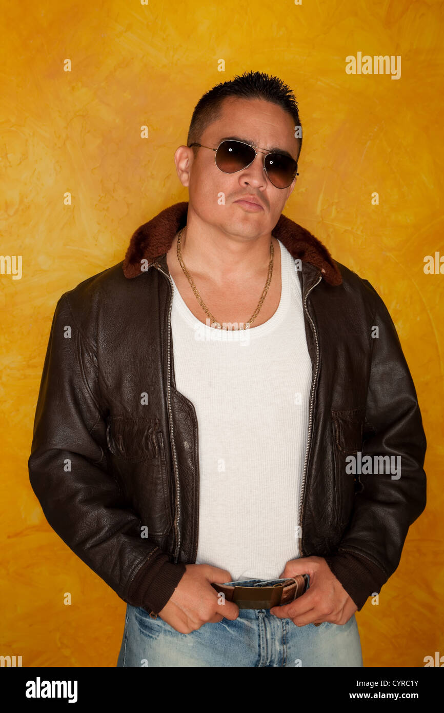 vintage pilot jacket