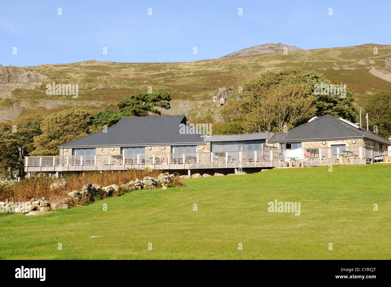 Nant Gwrrtheyrn Welsh language teaching center Llyn Peninsula Gwynedd Wales Cymru UK GB Stock Photo