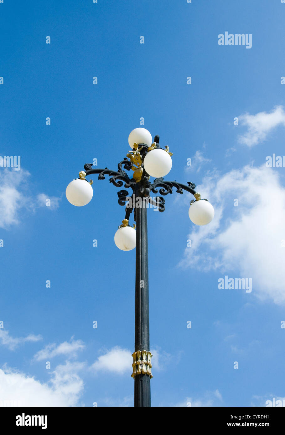 Low angle view of a street light, Valletta, Malta Stock Photo Alamy