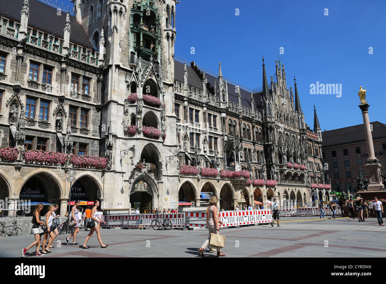 Marienplatz in Munich, Germany Stock Photo