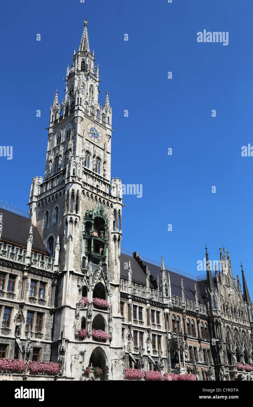 Marienplatz in Munich, Germany Stock Photo