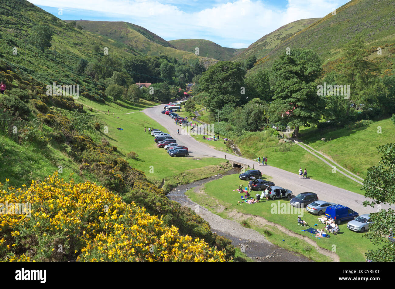 Carding Mill Valley near Church Stretton, the Long Mynd, Shropshire ...