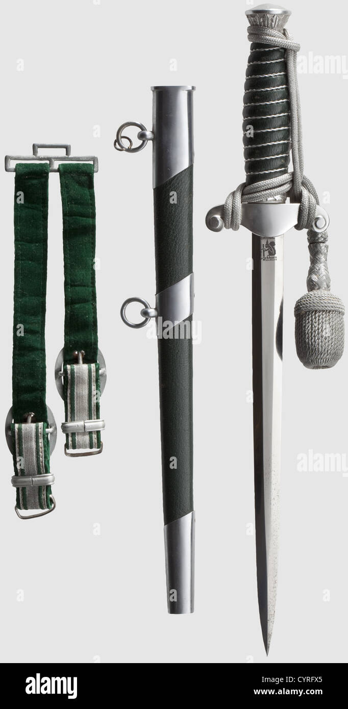 A model 37 dagger,for officers of the land customs service Blade with the maker's logo,"Original