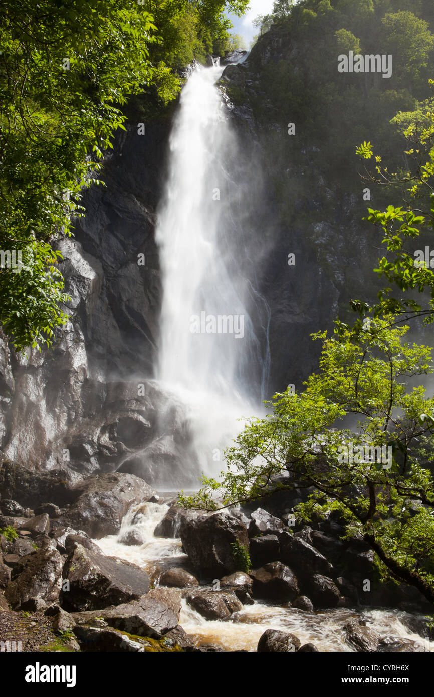 Rhaeadr Fawr, Aber Falls Stock Photo