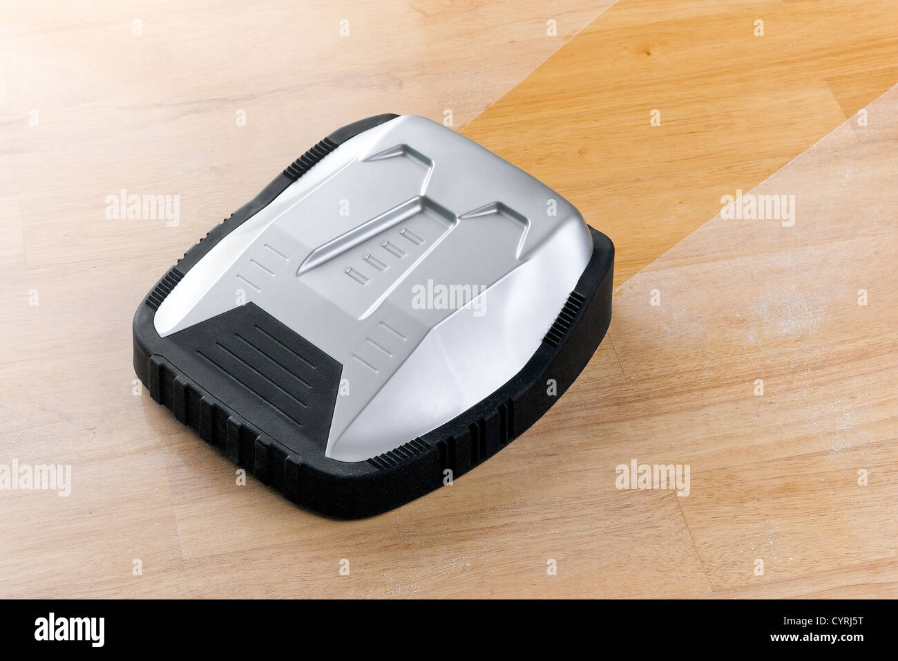 Robot vacuum cleaner isolated Stock Photo