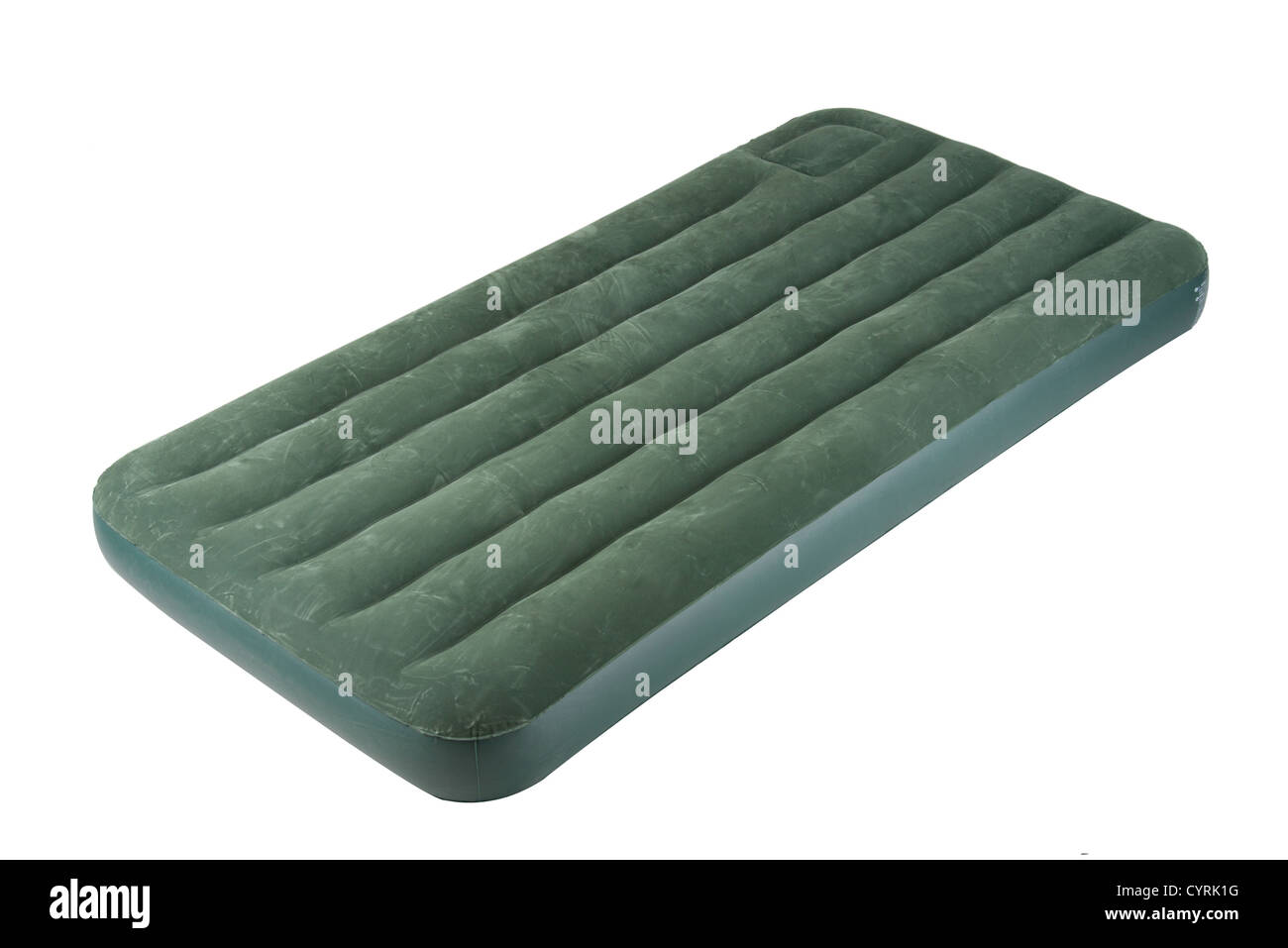 NEW Intex Single Air Bed Camping Festival Mattress Bed Built In Footpump Green 