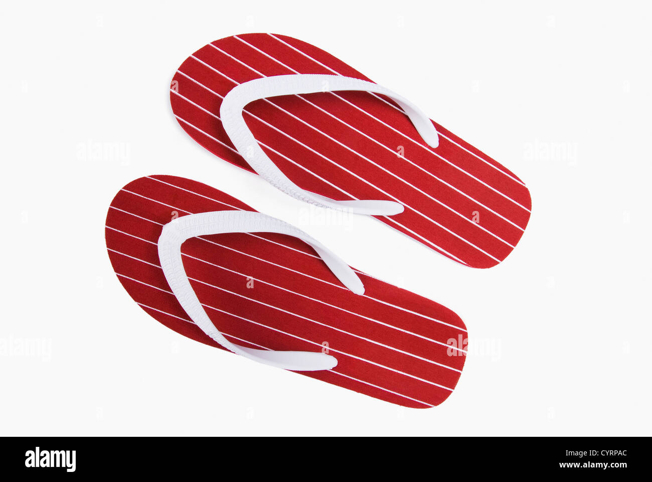 Closeup of a pair of flipflops Stock Photo Alamy