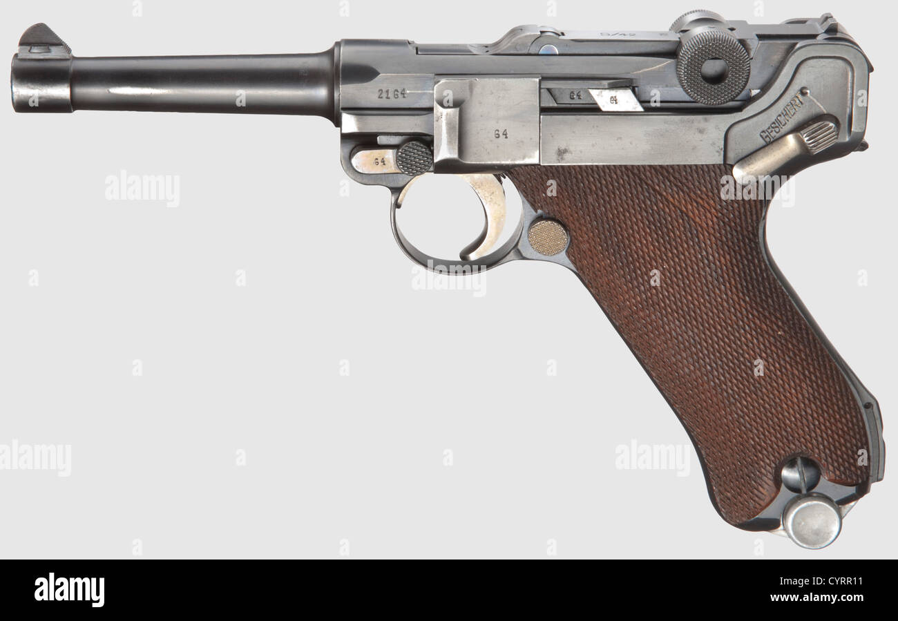 Pistol 08 Mauser Code G S 42 1935 First Variation Without Eagle Stock Photo Alamy Pistol 08 Mauser Code G S 42 1935 First Variation Without Eagle Stock Photo Alamy