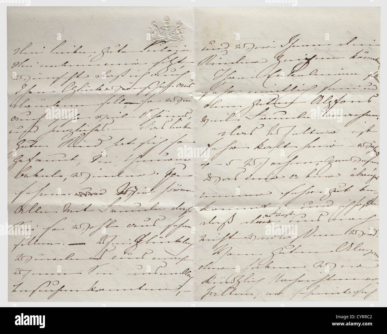 Queen Victoria of Great Britain (18191901), A handwritten letter in