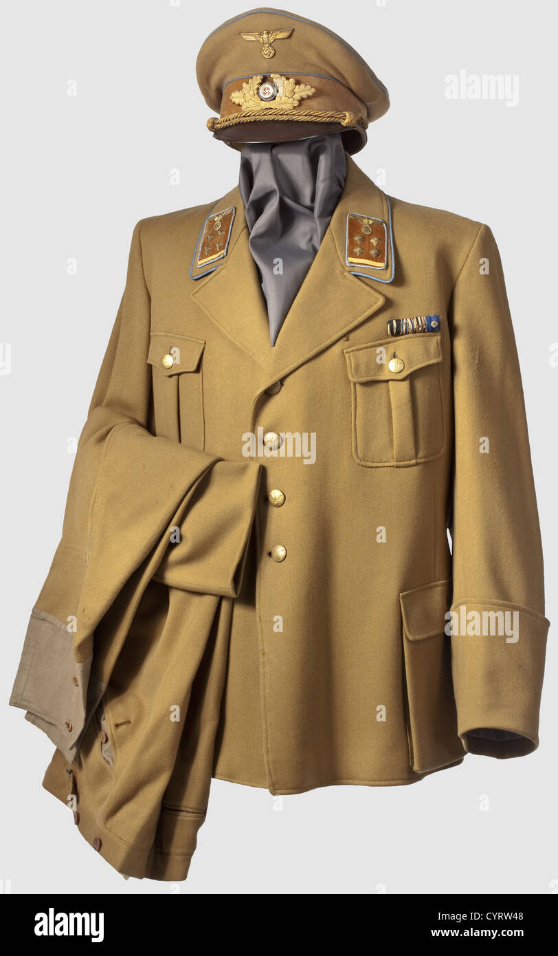 A uniform ensemble of a political leader, with the rank of Stock Photo