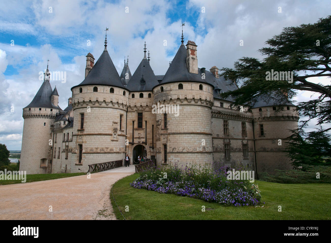 The Château de Chaumont is a castle in Chaumont-sur-Loire, Loir-et-Cher, France. Stock Photo