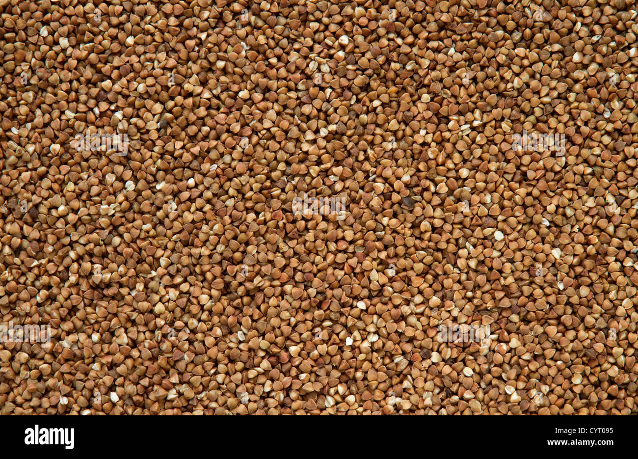 toasted buckwheat ("groats" or grains), a whole grain, as background