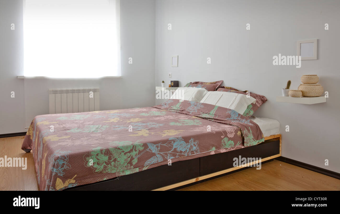 modern bedroom interior photo Stock Photo
