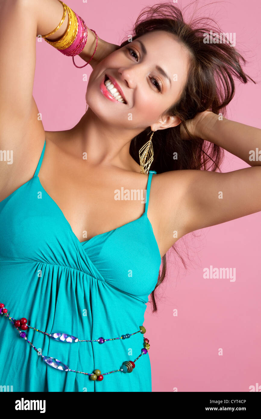 playful-pretty-smiling-latina-woman-stock-photo-alamy