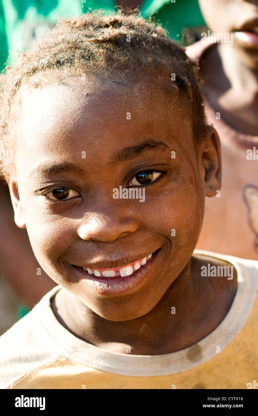 girl in northern suburb, Lichinga, mozambique Stock Photo - Alamy