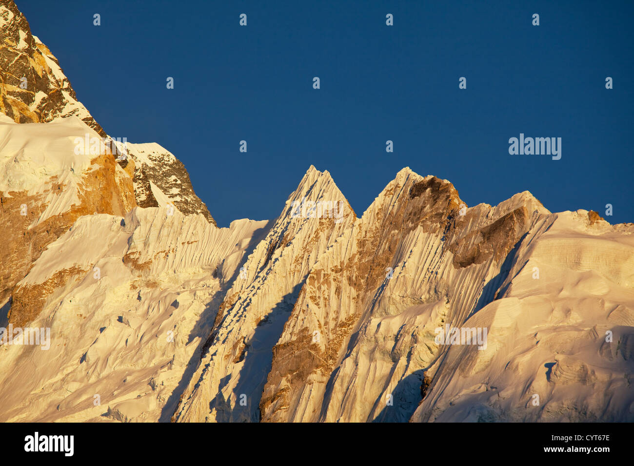 Peak on sunset Stock Photo - Alamy