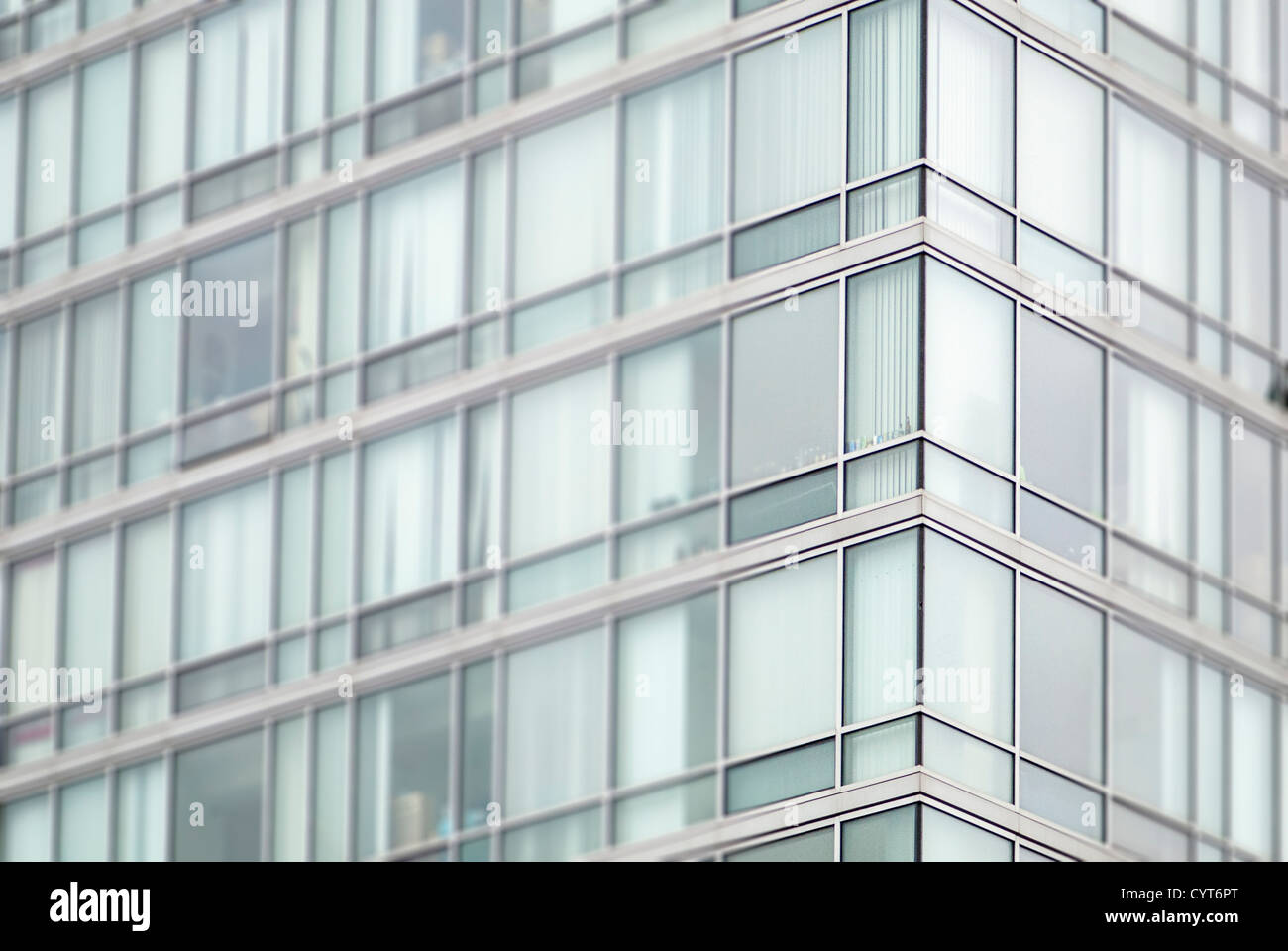 Modern residential and commercial building in Chicago IL Stock Photo