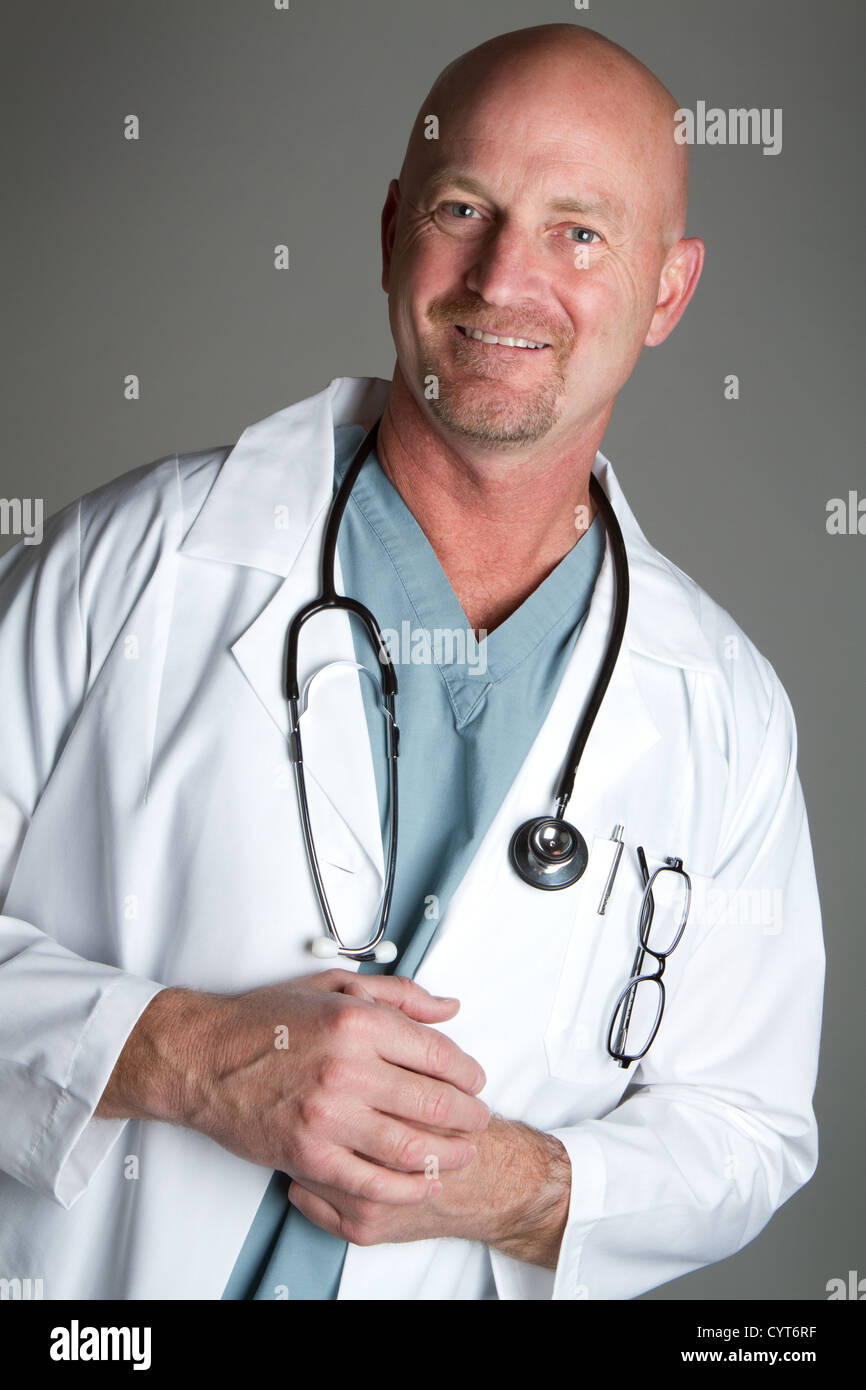 Handsome doctor hi-res stock photography and images - Alamy