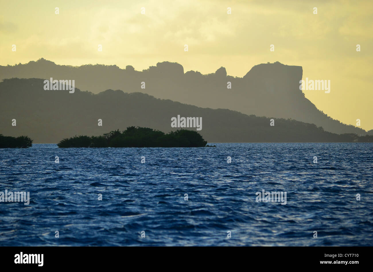Sokehs Ridge, natural landmark of Pohnpei Island, Federated States of Micronesia, North Pacific Stock Photo