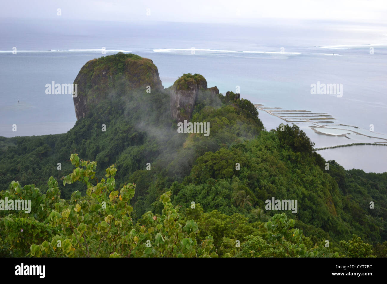 Sokehs Ridge, Pohnpei Island, Federated States of Micronesia Stock Photo