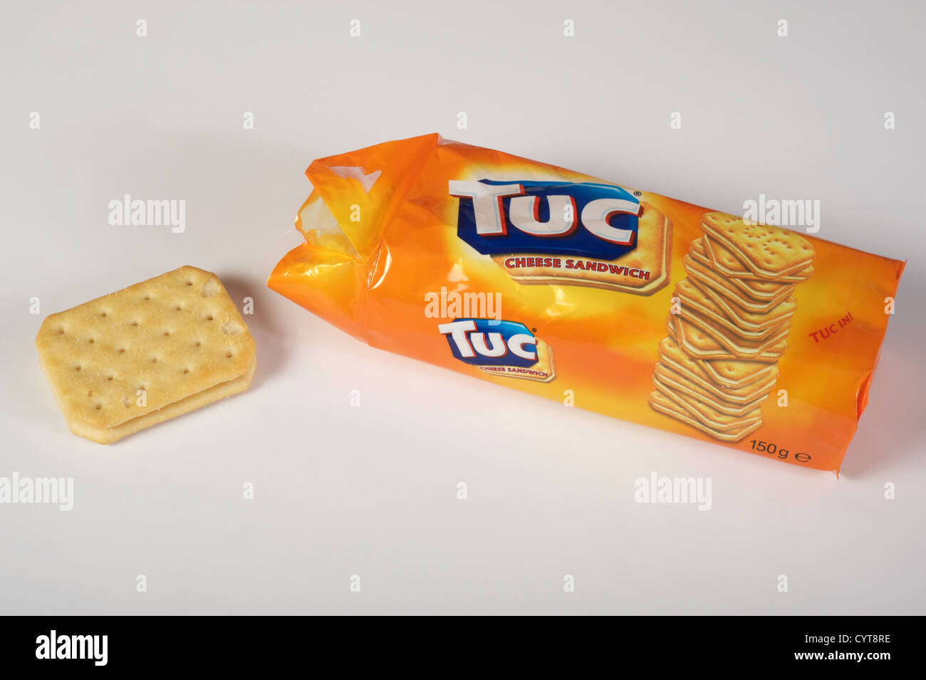 TUC cheese sandwich Stock Photo