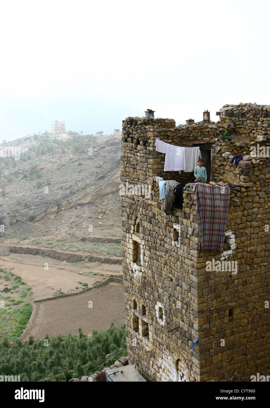 Al Hajjarah Village, Jabal Haraz , Yemen Stock Photo - Alamy