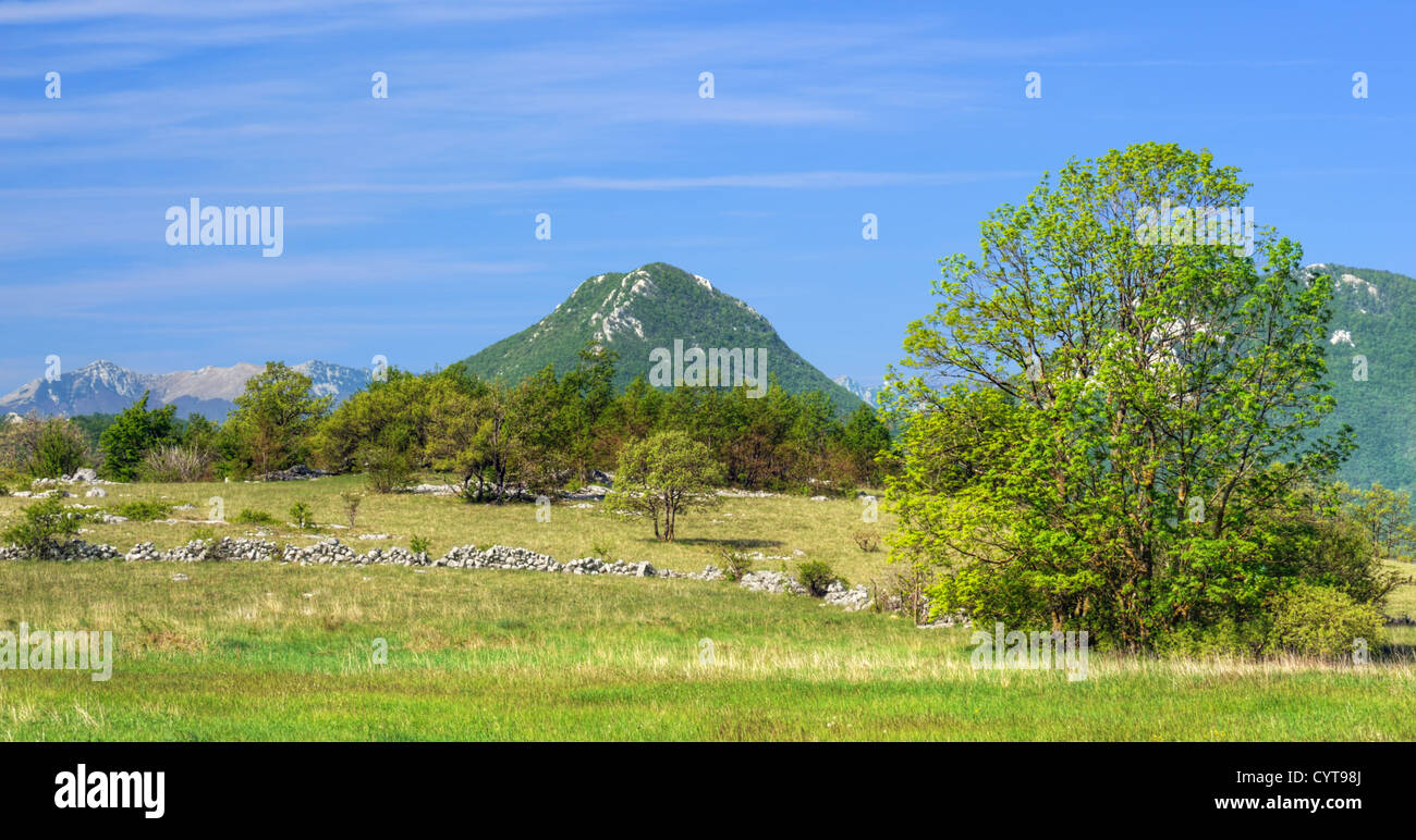Mountain in Lika - Trovrh, Croatia Stock Photo