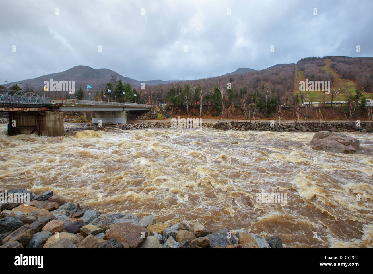 Hurricane Sandy in the White Mountains, New Hampshire Stock Photo Alamy