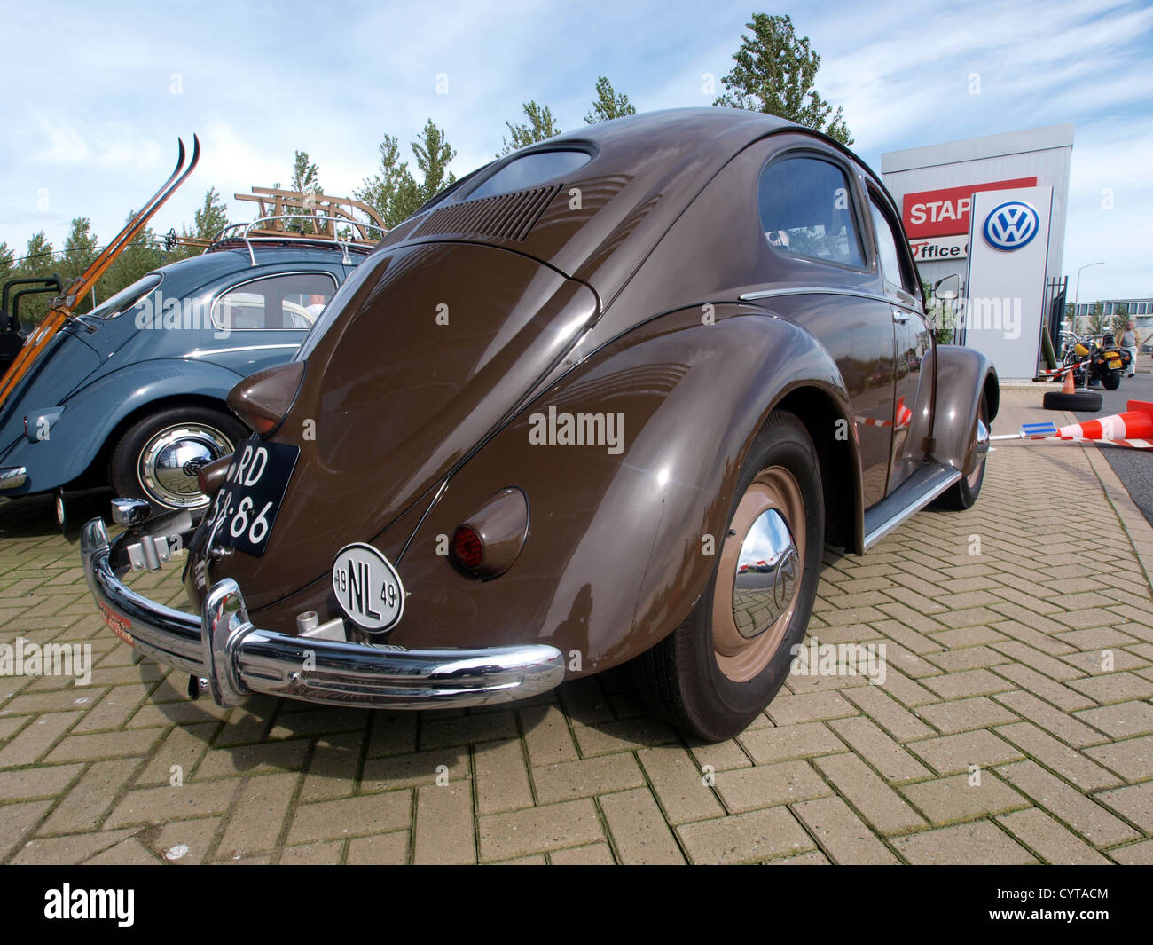 Volkswagen beetle car VW 1949 Stock Photo