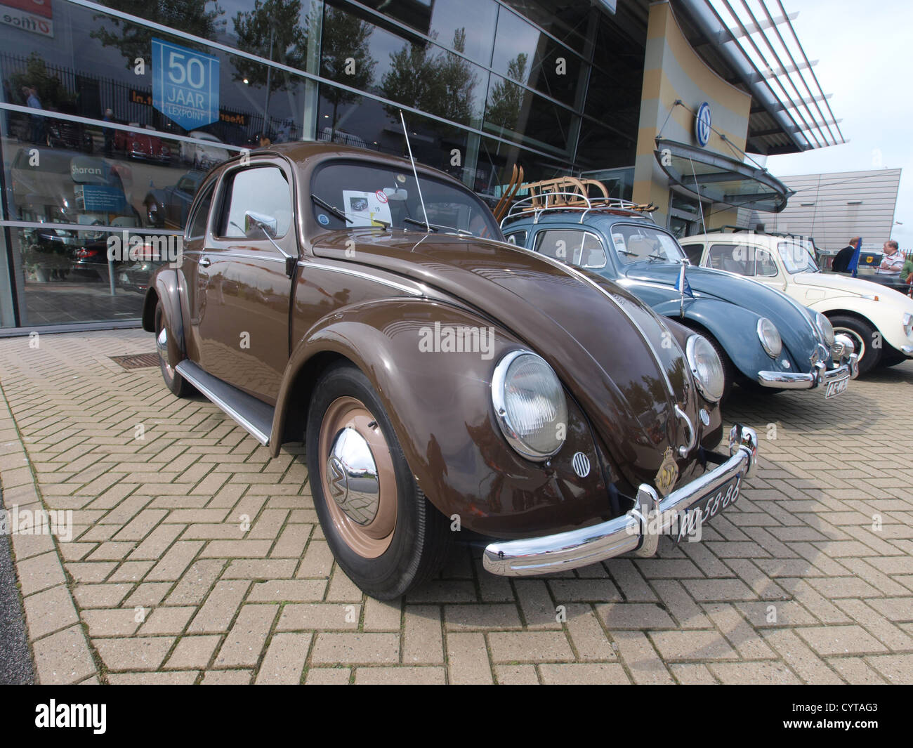 Volkswagen beetle car VW 1949 Stock Photo