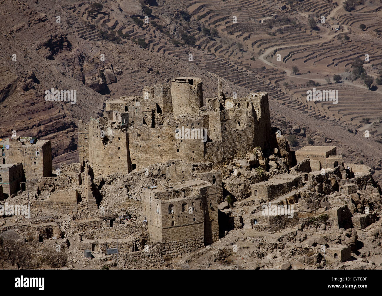 Flat roof middle east house High Resolution Stock Photography and ...