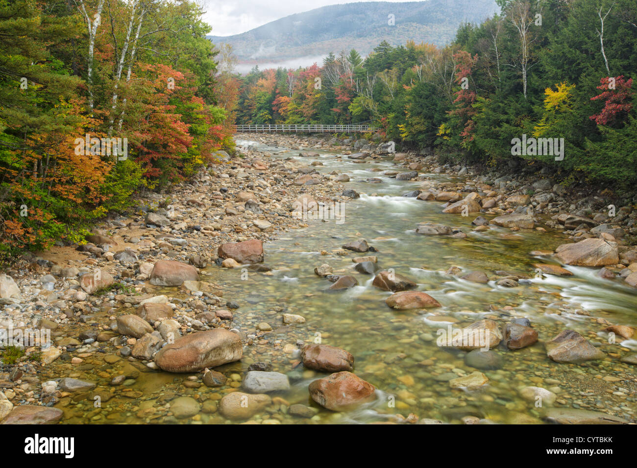 East Branch of the Pemigewasset River near the Lincoln Woods Trailhead ...